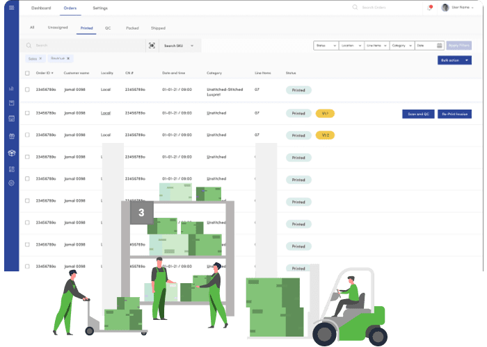 Warehouse management system