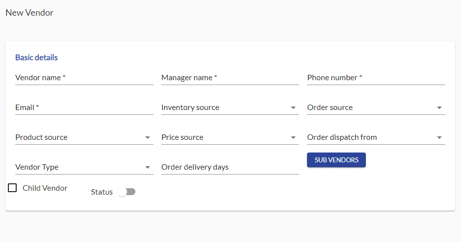 1.4 New vendor format